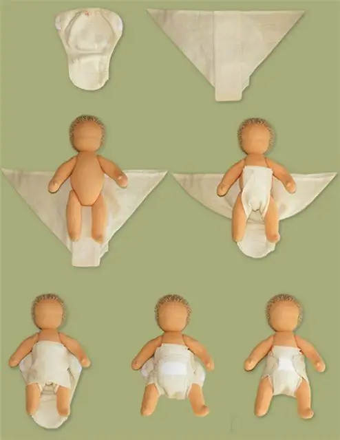 როგორ გააკეთოს gauze diaper