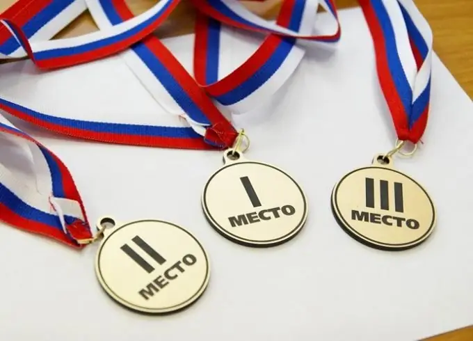 Medals for children as a means of encouragement in raising a child