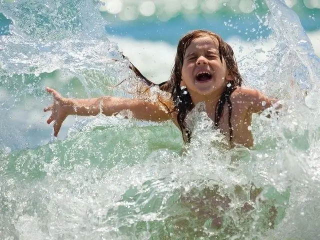 At what age can a child swim in the river