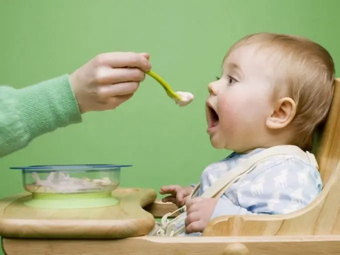 Quan donar al vostre fill purés de verdures i fruites